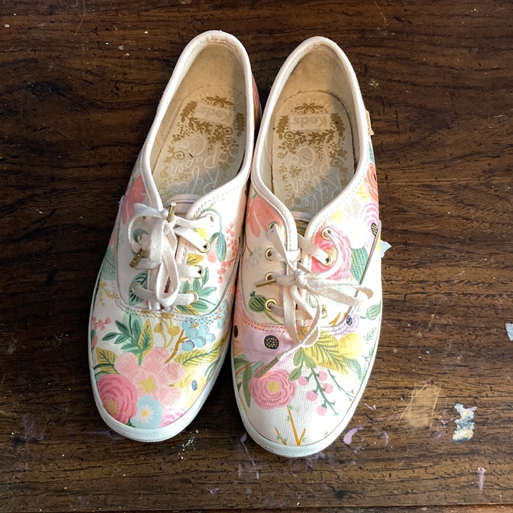 Womens floral print keds